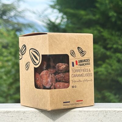 Confitería francesa de almendras Chouchous 90 g - Tarro de cristal y estuche