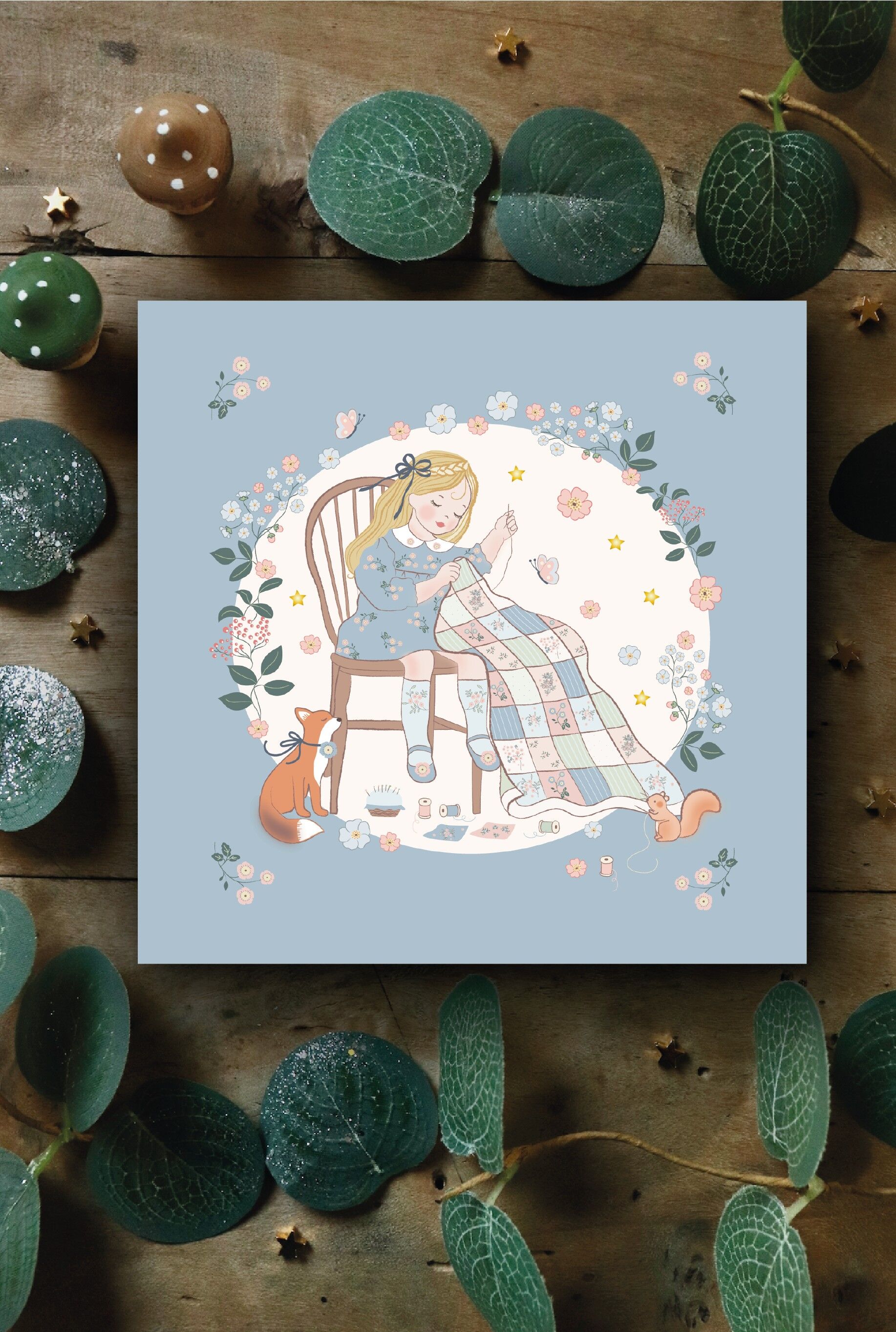 Cartolina - Il patchwork di Fleur