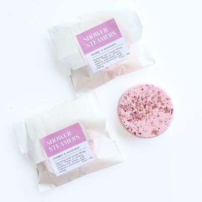 Shower Steamer Sherbet Mandarin 55 g (confezionato singolarmente)