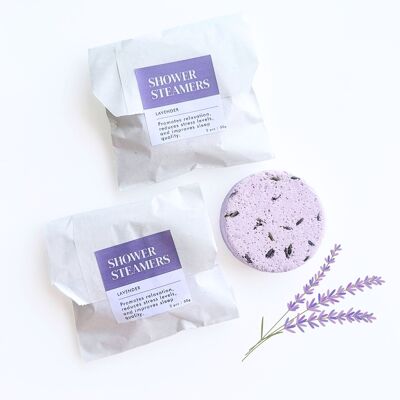 Vaporizador de ducha de lavanda 55 g (envasado individualmente)