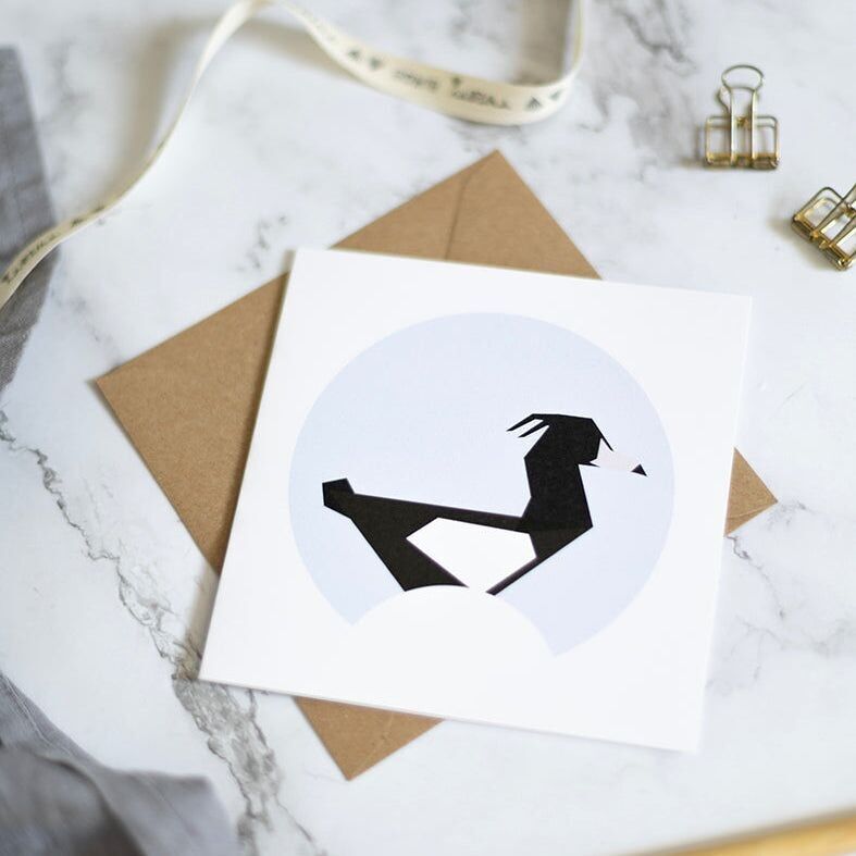 Small Duck Card - Tufted