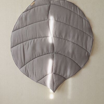 Tapis Feuille de Lin "Gris"