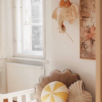 “Honey Candy” Patchwork Pillow