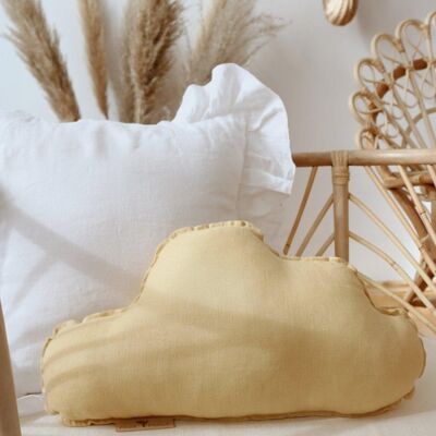 “Honey” Linen Cloud Pillow