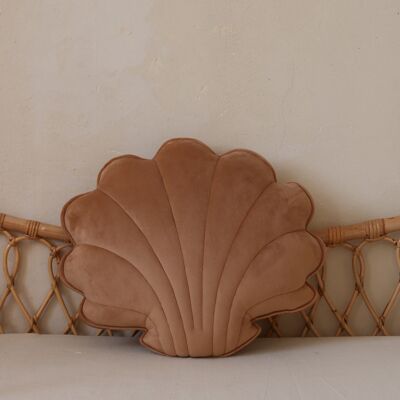 Soft Velvet Shell Pillow “Caramel”