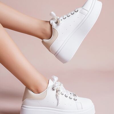 Pearl platform sneakers