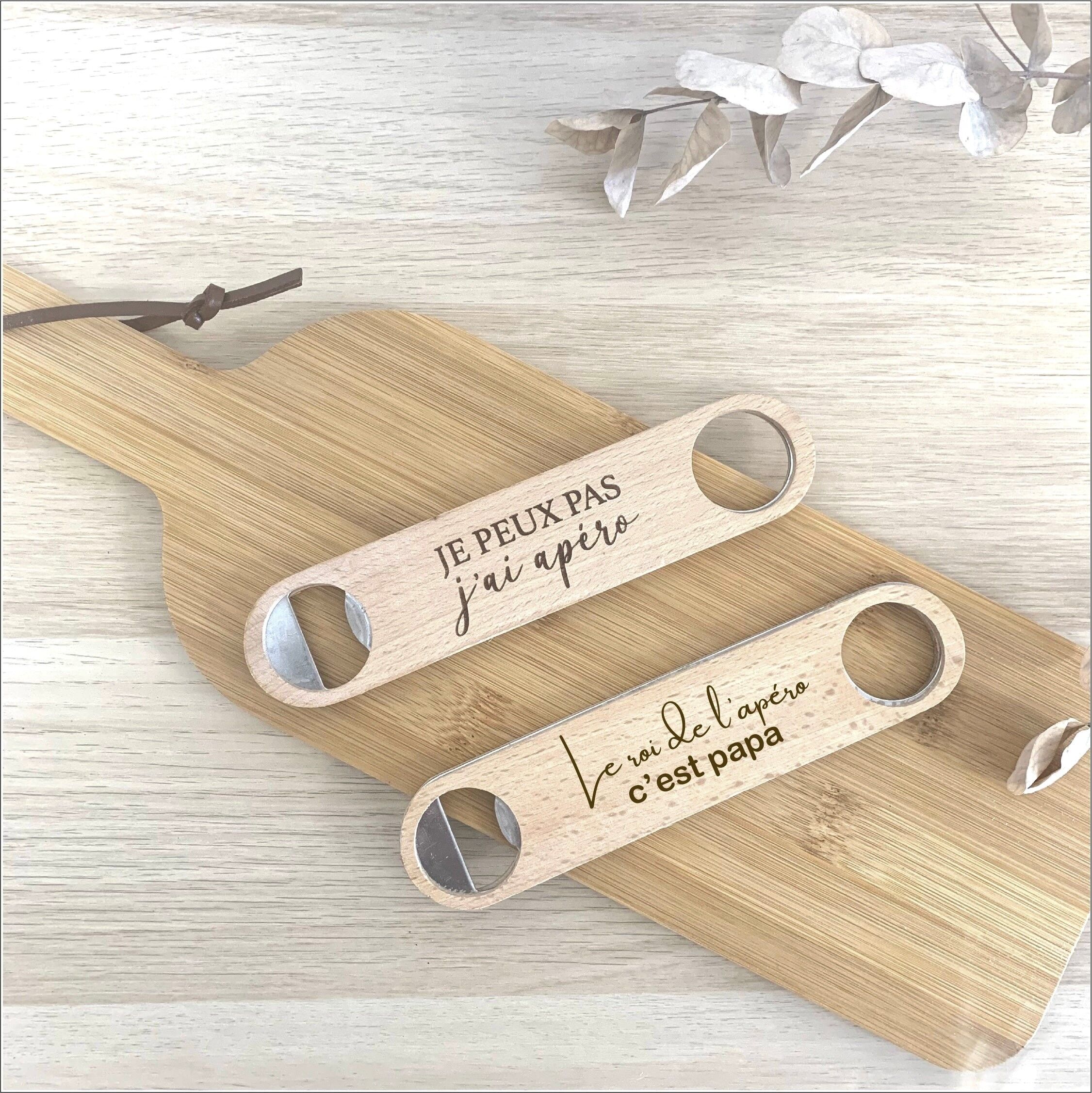 Apribottiglie in legno