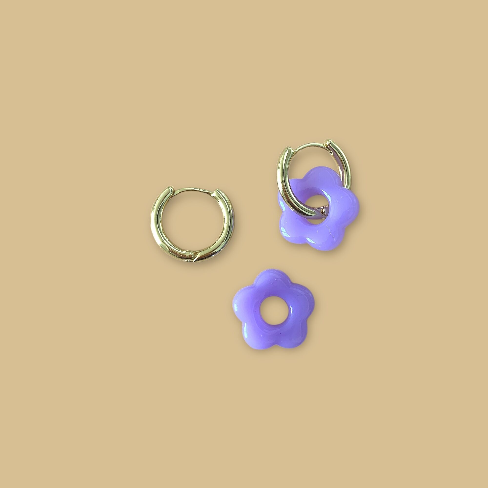 Paio di orecchini Billie MM - Indaco