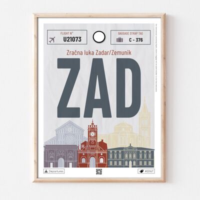 Póster destino Zadar