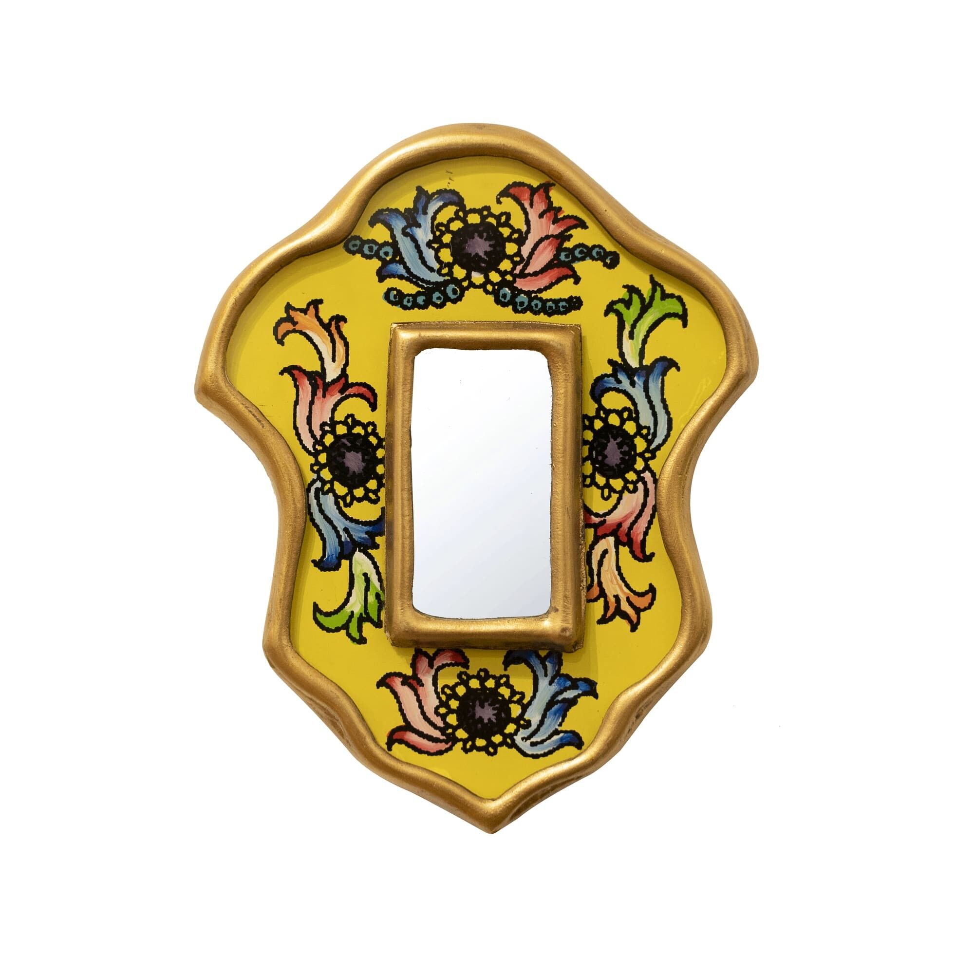 Peruanischer Buntglasspiegel