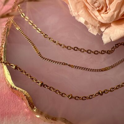 Collana a 3 fili