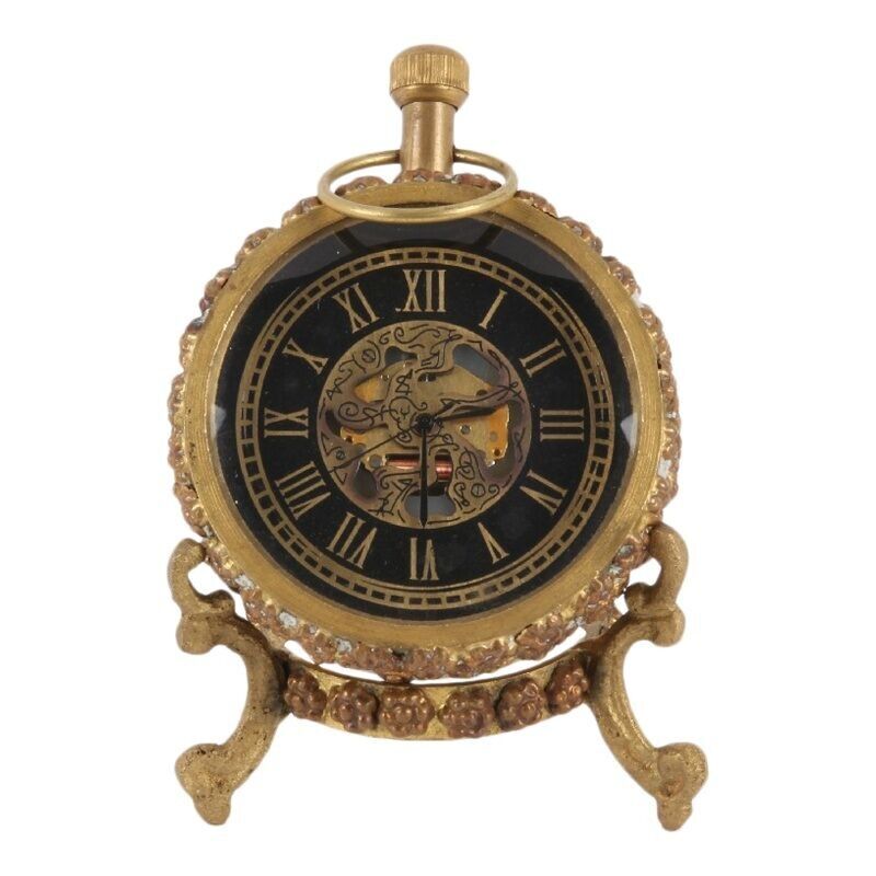 Reloj náutico con soporte de latón 7 cm