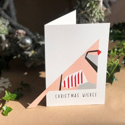 Pop up card - Christmas Partridge Tail