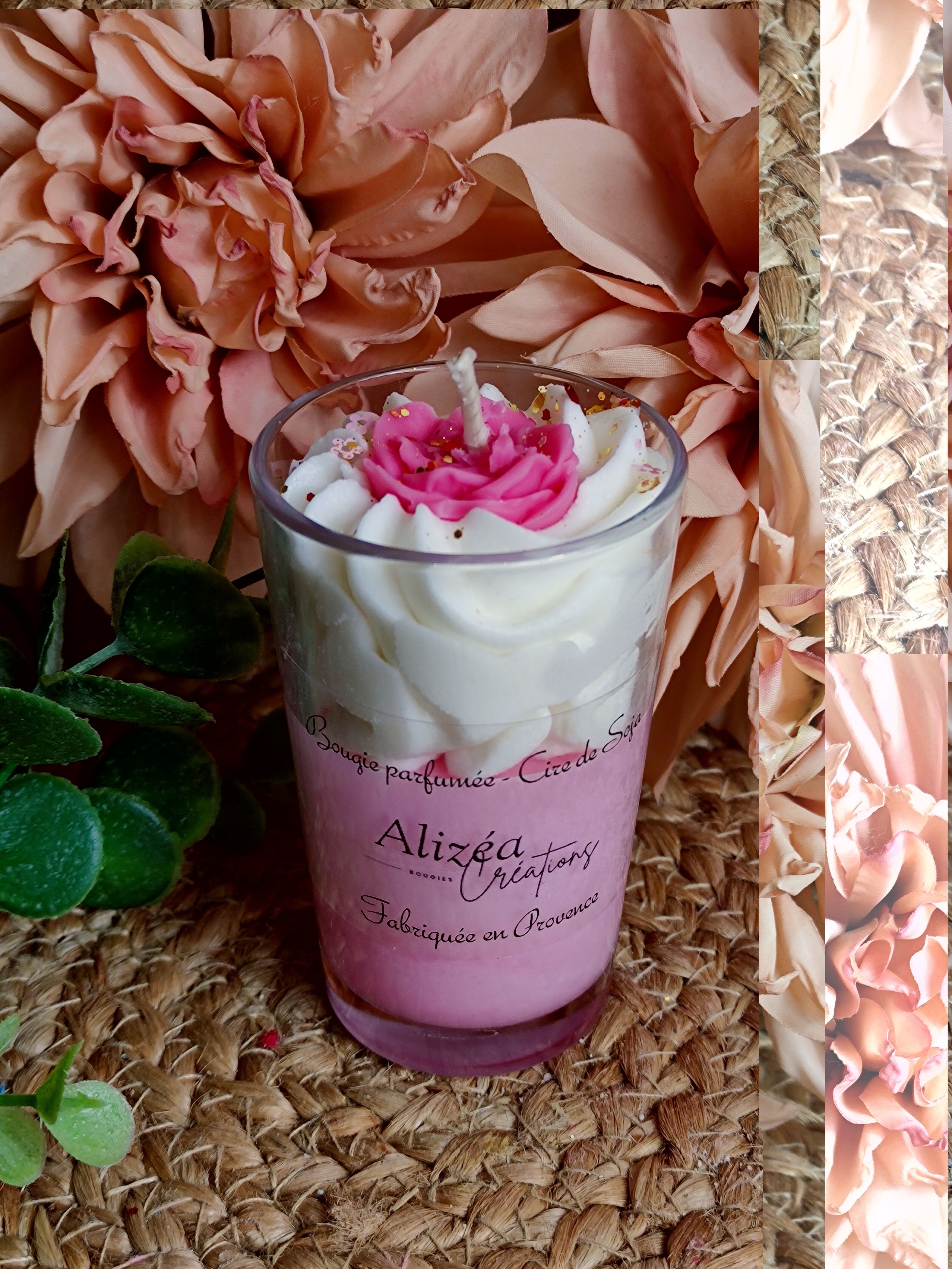 Kirschblüten-Gourmetkerze