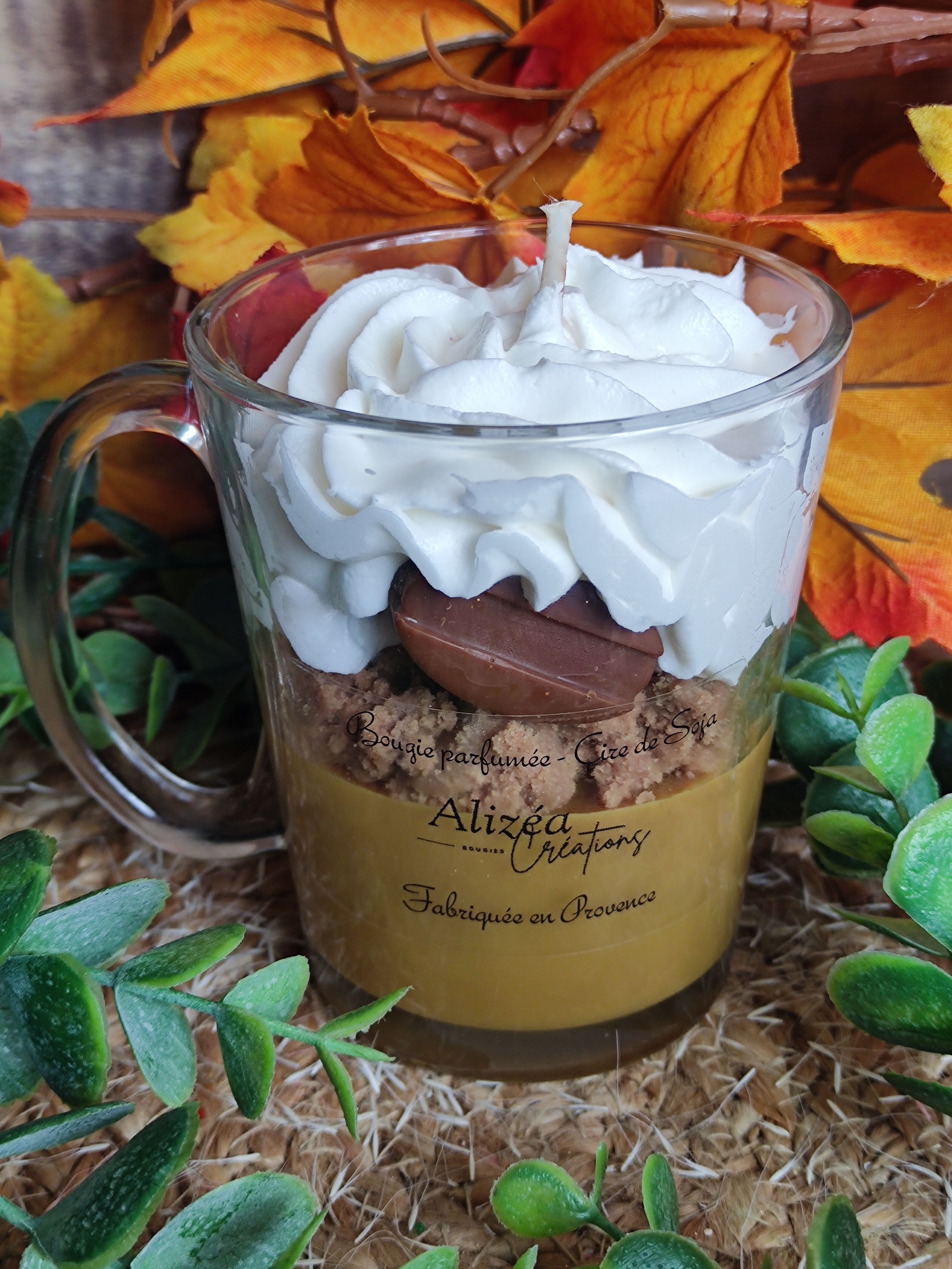 Vela 180 gr Taza Café Capuchino