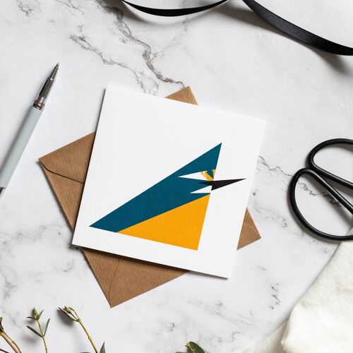 Bird Card - Kingfisher - Small