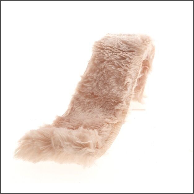 Nastro di peluche - Pelliccia - rosa - 70 mm x 1 m