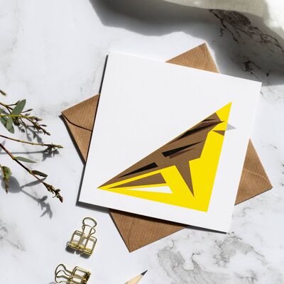 Bird Card - Yellow Hammer- Small