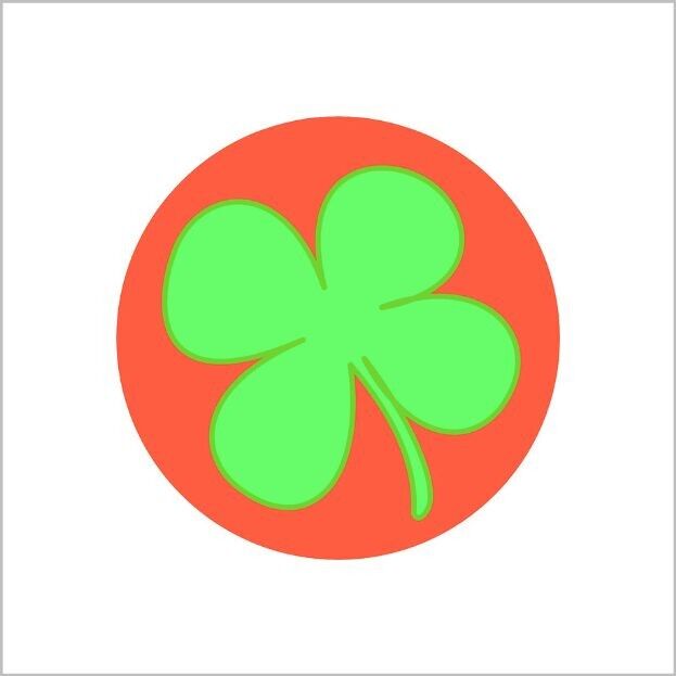 Etiketten – Vierblättriges Kleeblatt – 250 Stück