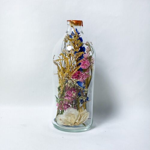 Dried Florals in Glass Harapan 1000 ml Copper Wax