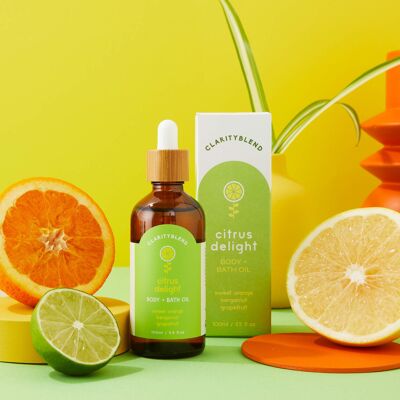 Aceite de baño y cuerpo de aromaterapia Citrus Delight
