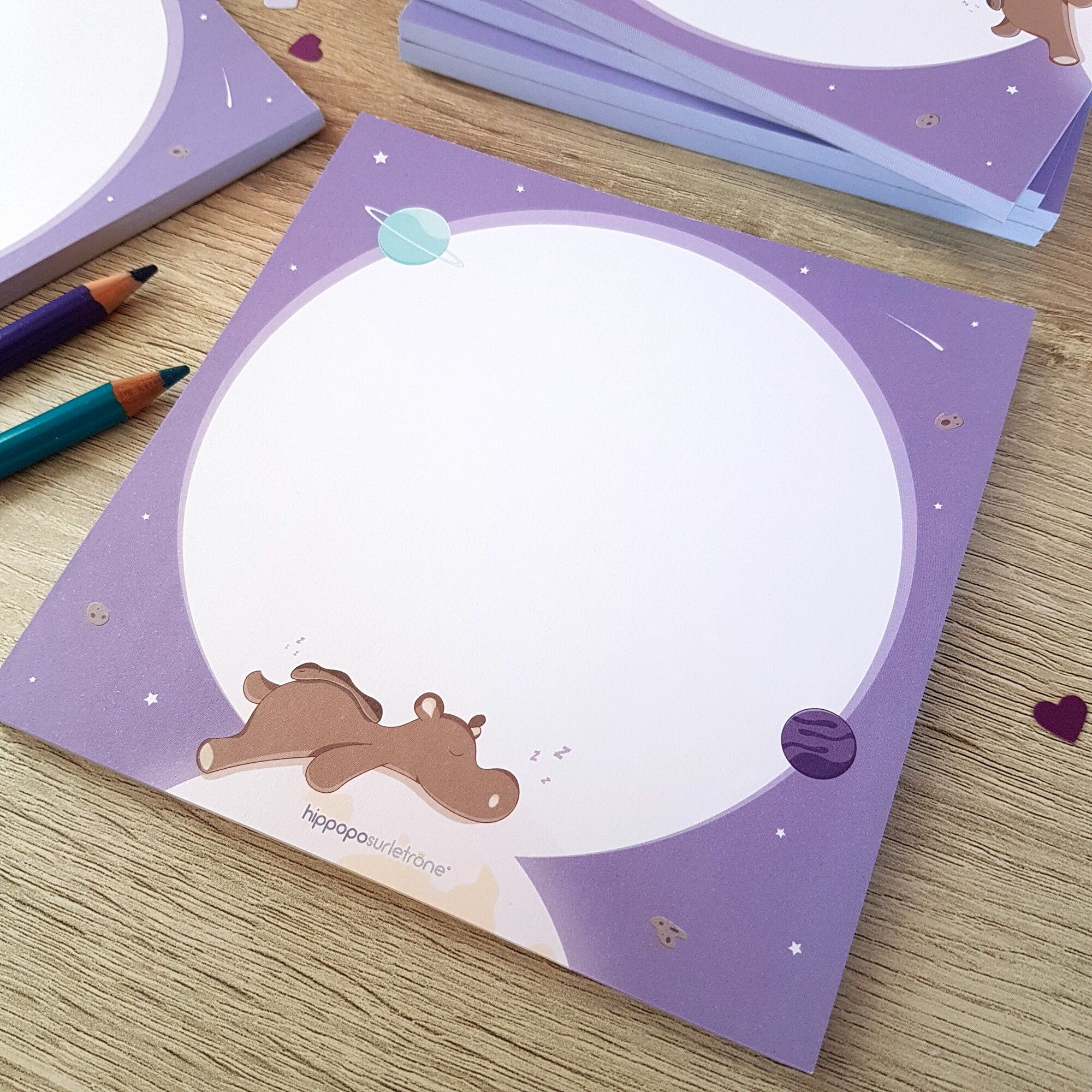 Blocco note quadrato A5 - Nascita di Potam