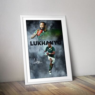 Poster Lukhanyo Am I Sharks I Sud Africa