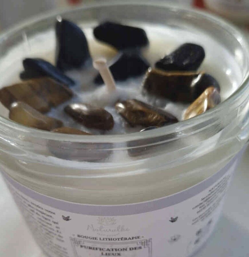 LITHOTHERAPY Candle Purification of places