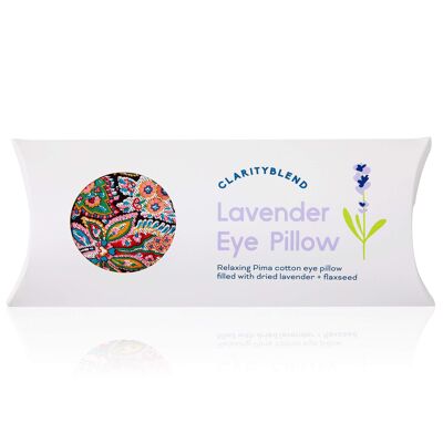 Relaxation Lavender Eye Pillow Red Paisley Pattern
