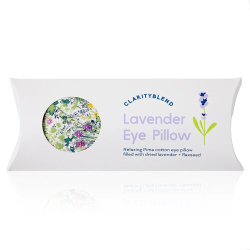 Relaxation Lavender Eye Pillow Green Garden Pattern