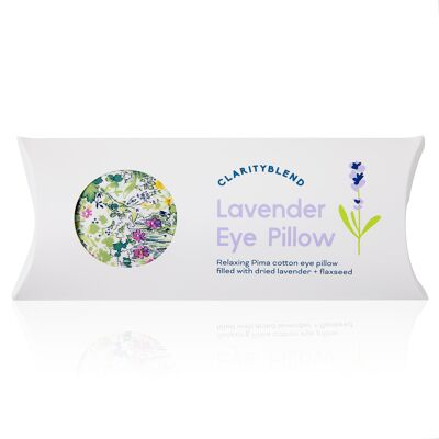 Relaxation Lavender Eye Pillow Green Garden Pattern