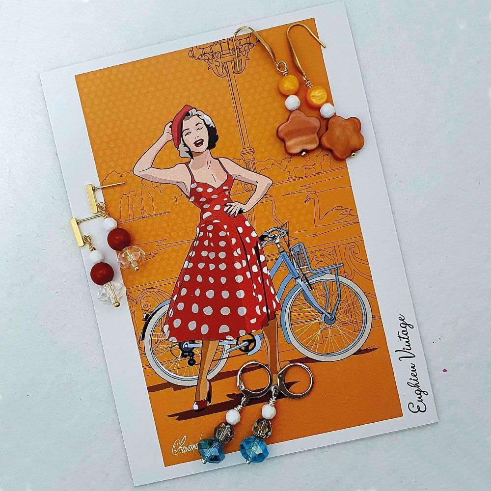 GOLF earrings - DELPHINE collection