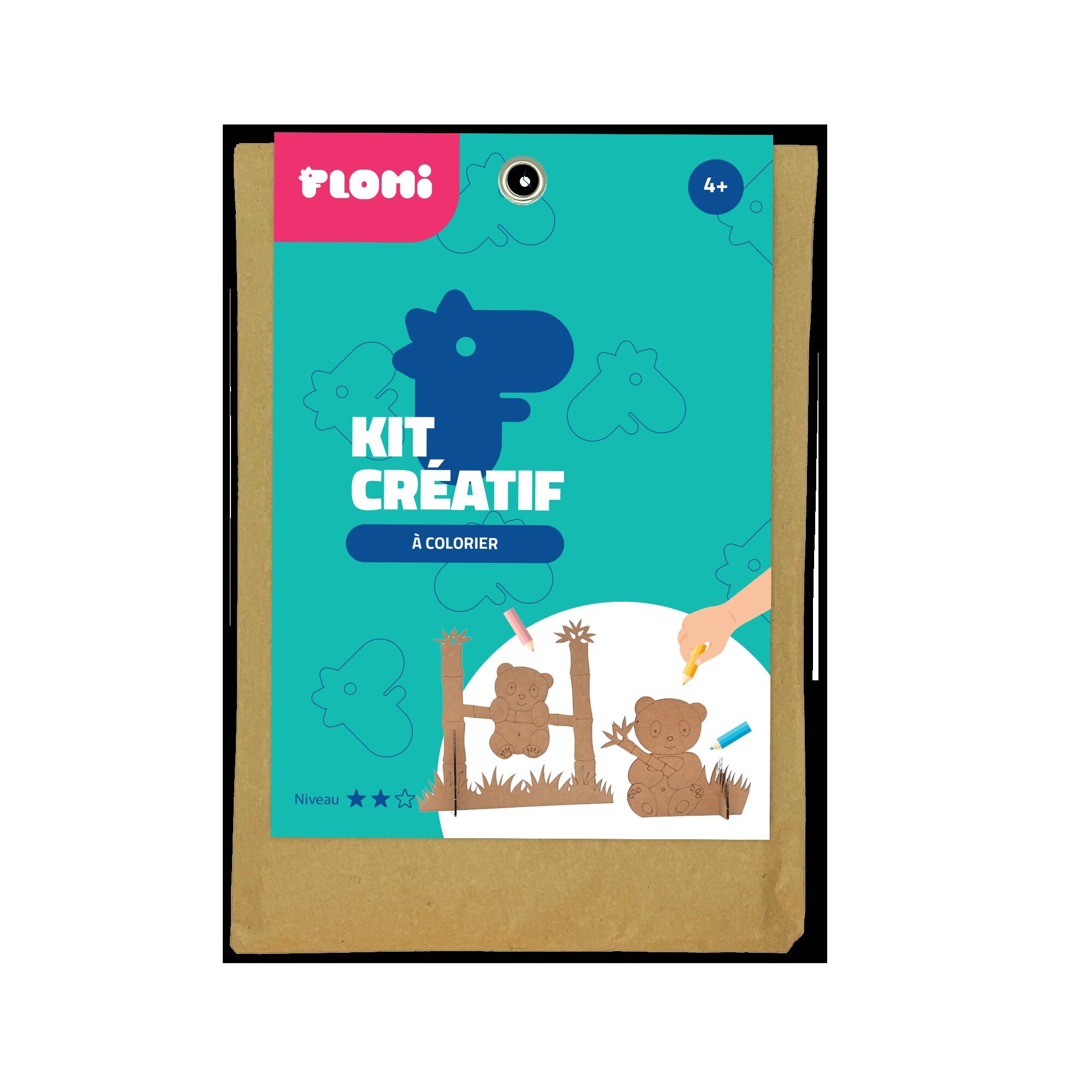 3D-Öko-Kreativset - Malen - Pandas.4+