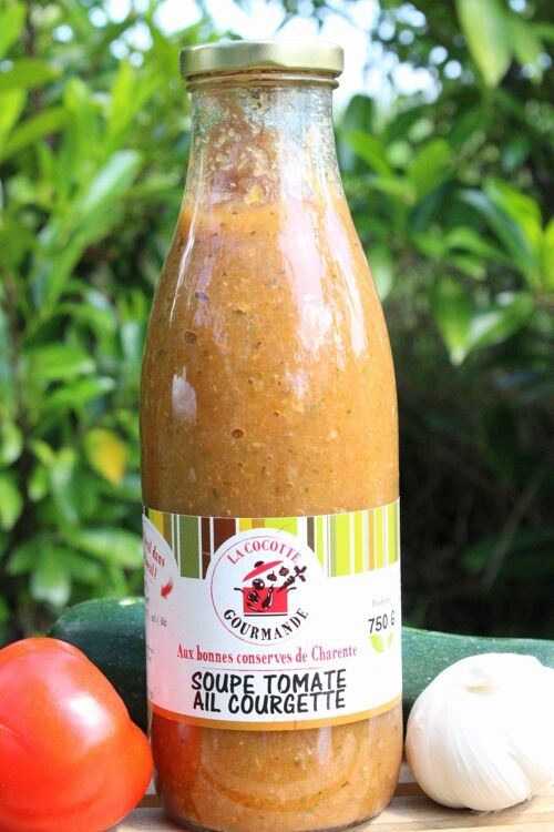 Soupe tomate ail courgette 750 g