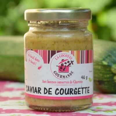 caviar de courgettes au basilic 180g