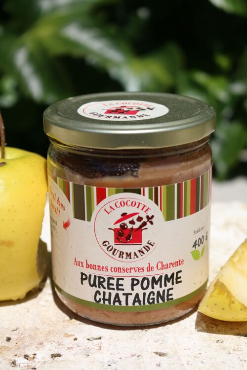 Purée de pomme aux chataignes 410 g