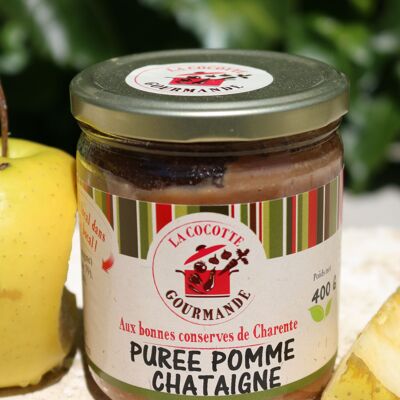 Apple puree with chestnuts 410 g