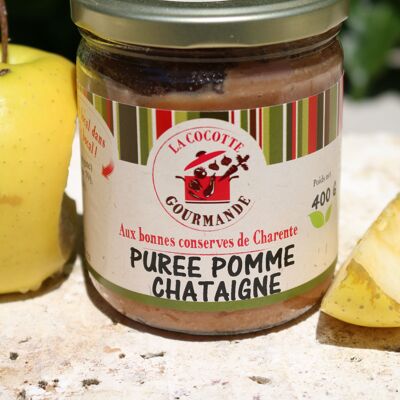 Apple puree with chestnuts 410 g