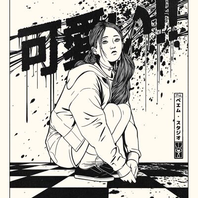 BLOOD GIRL 2 Print ☠️
