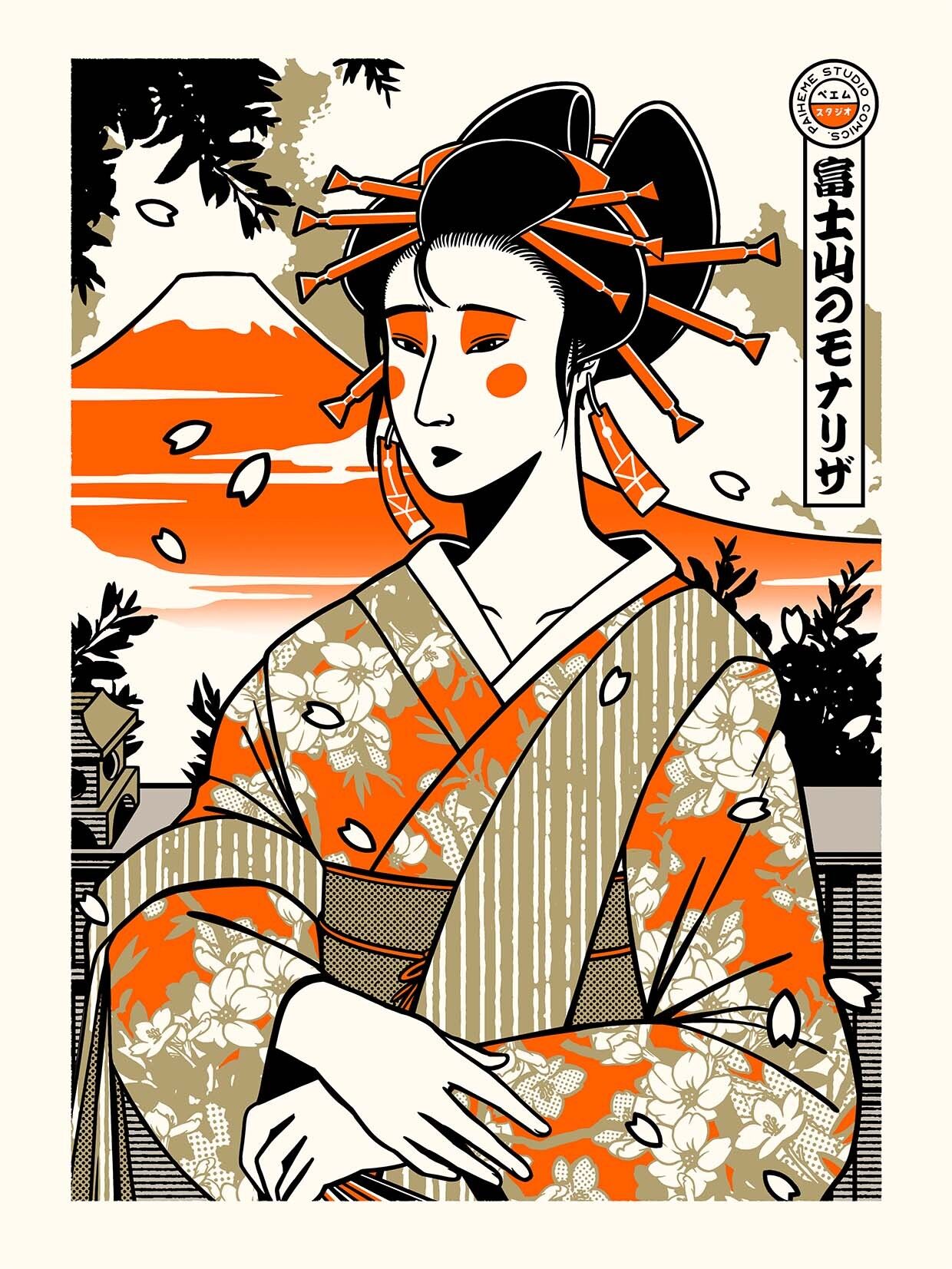 Monna Lisa GEISHA Stampa 📀