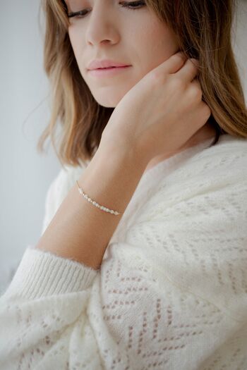 Bracelet nacre | bijoux lithothérapie 2