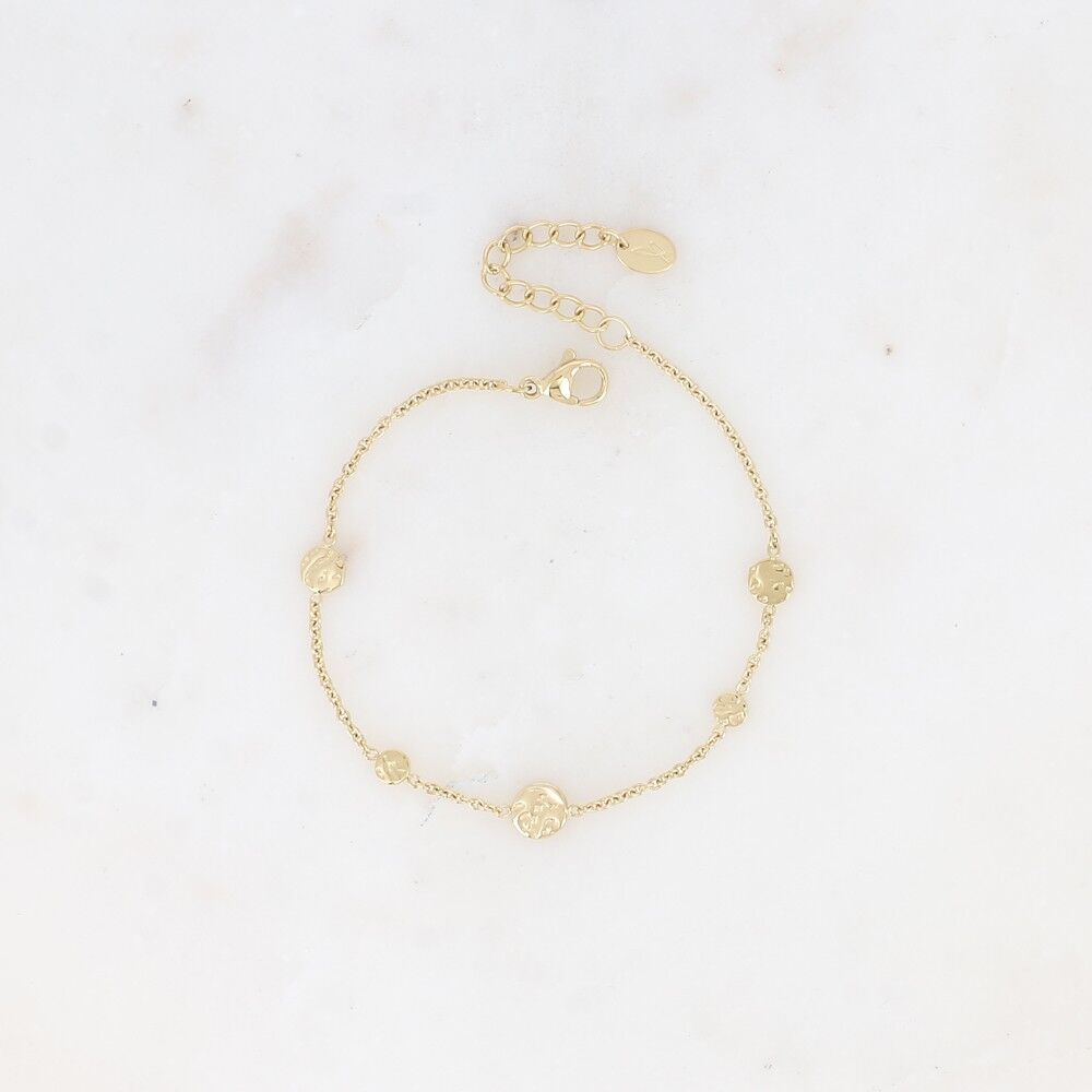 Bracciale Ingrid - pallini rotondi martellati