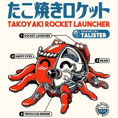 Stampa TAKOYAKI ROCKET 🚀