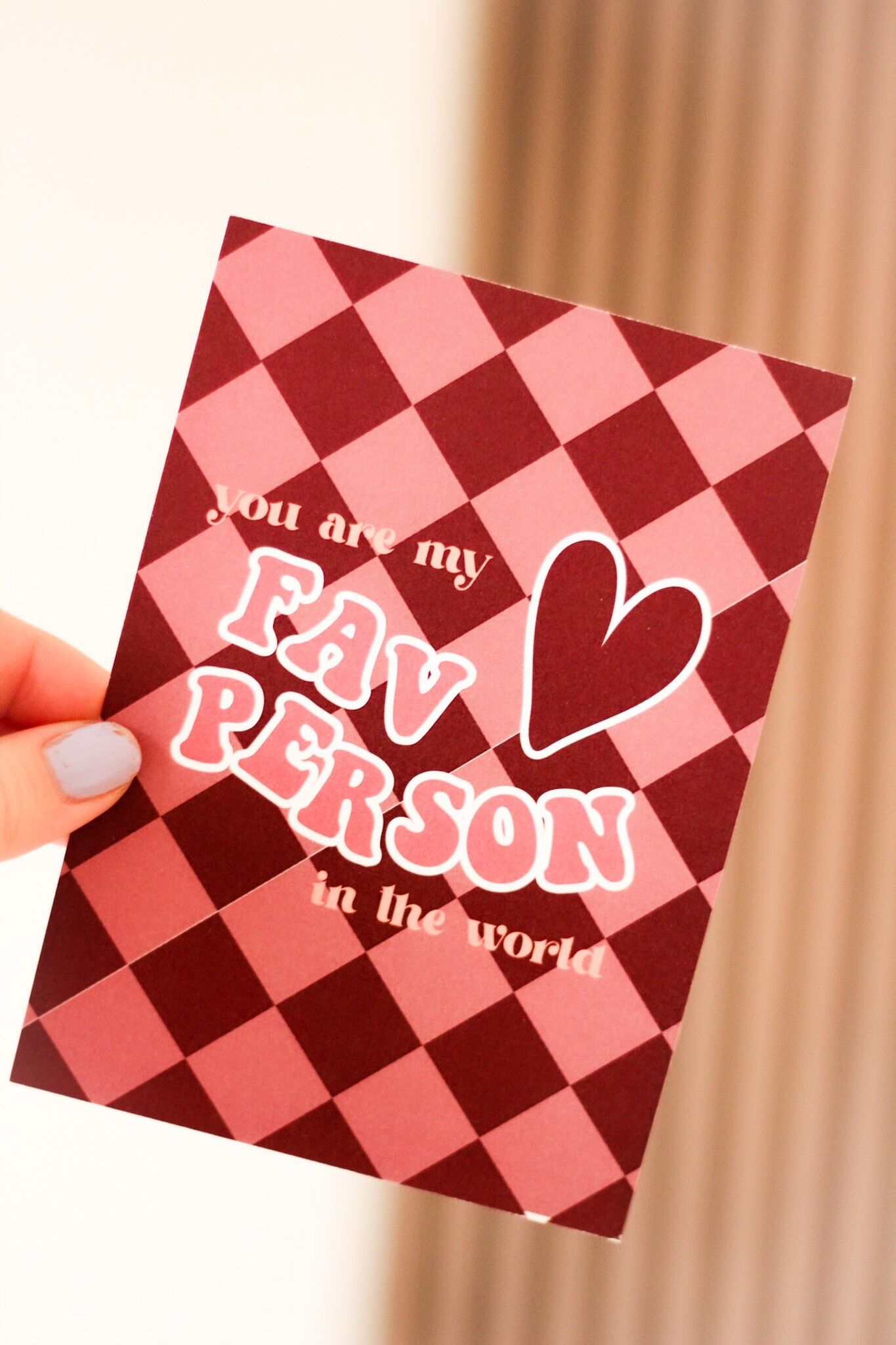 Biglietto d'auguri | Sei la mia persona preferita