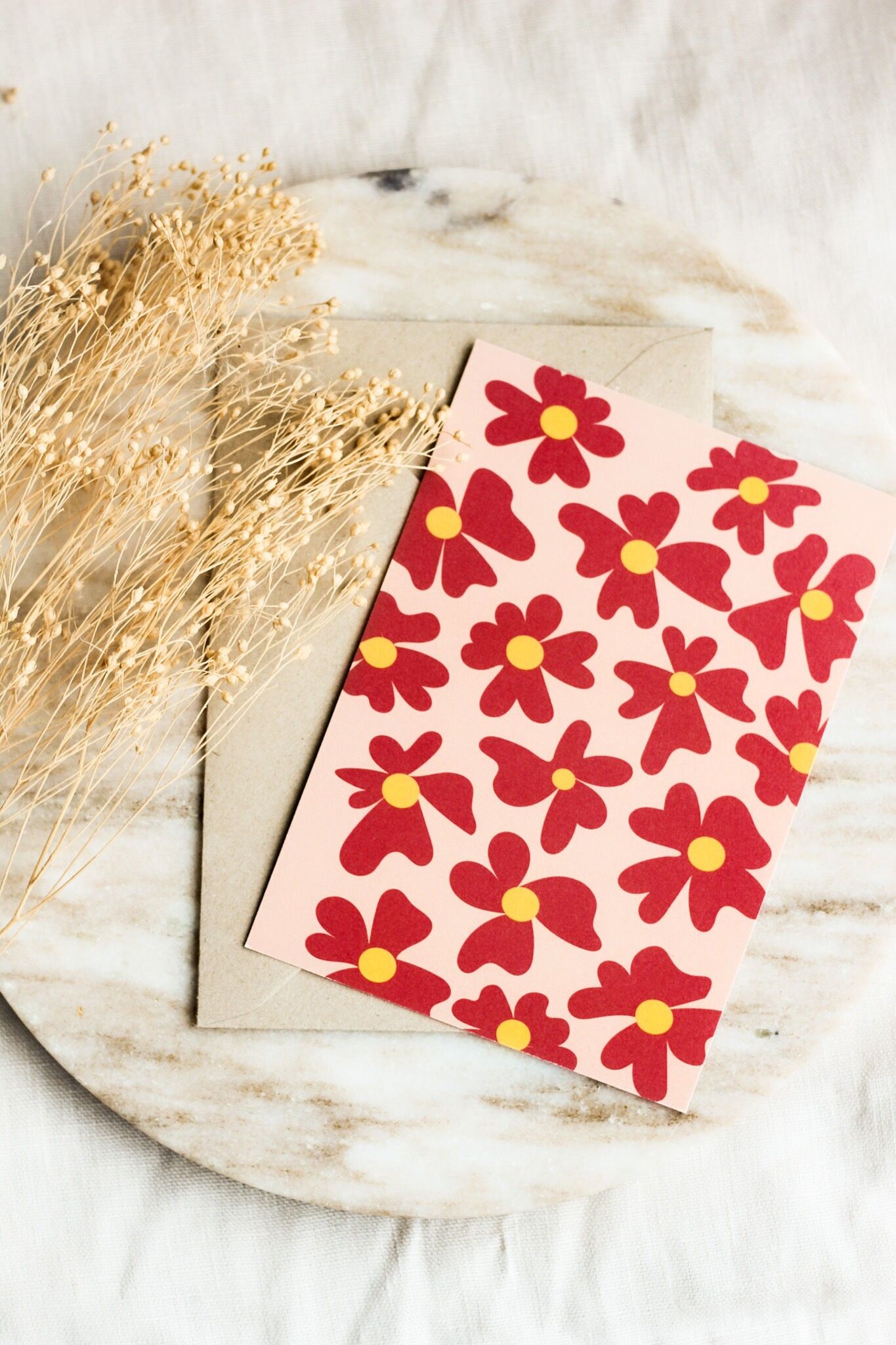 Biglietto di auguri | Motivo floreale