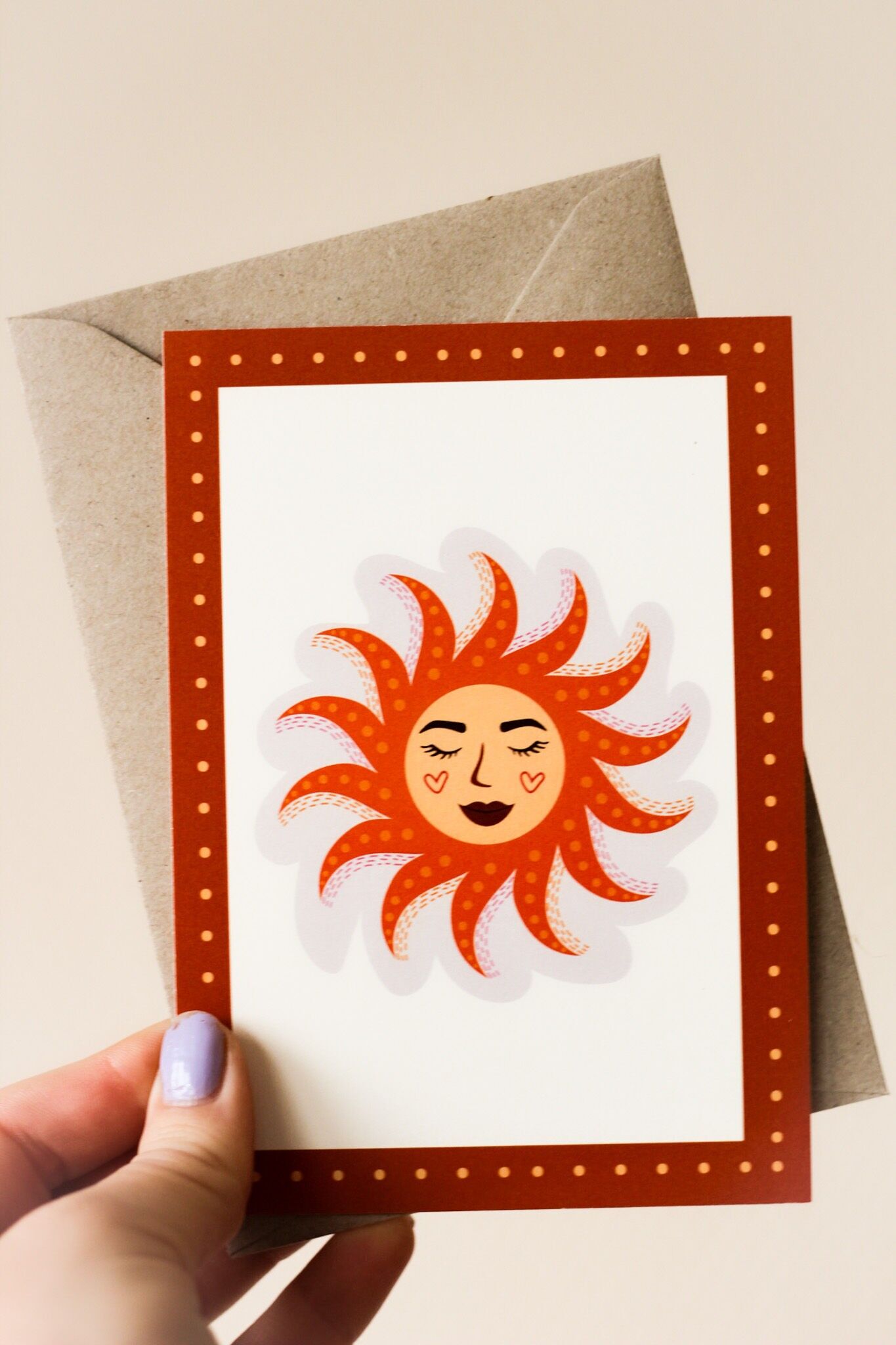 Biglietto d'auguri | Sole