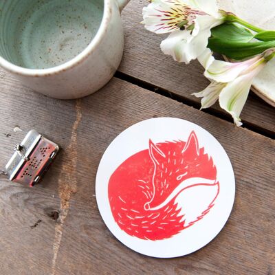 Dessous de verre simple Fox Coaster