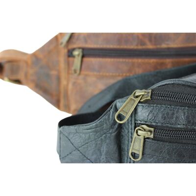 Sac banane en Cuir Souple avec Style Bohème Vintage – BANANE LÉO 2