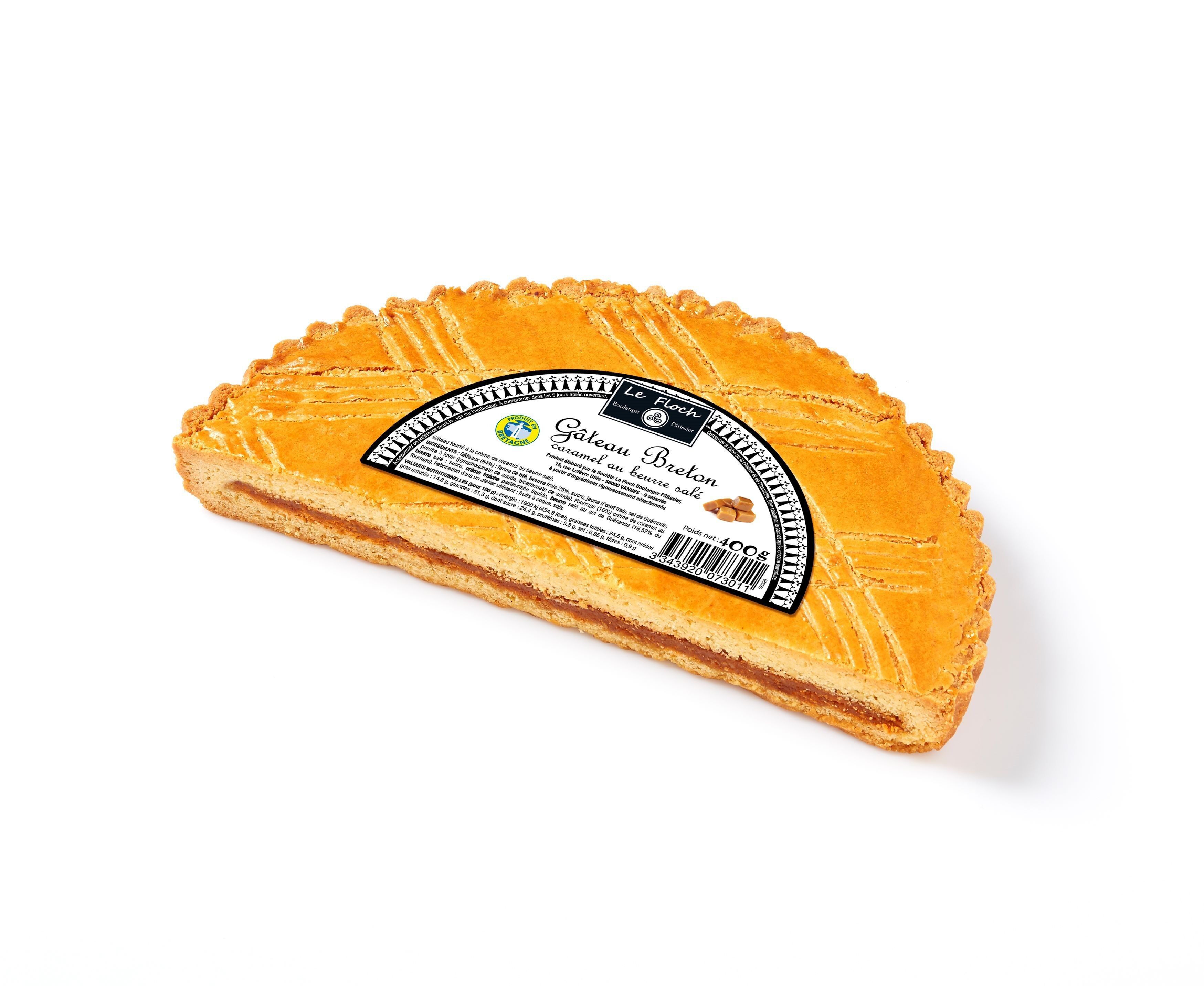 Gâteau Breton ½ lune Crème Caramel au beurre salé - 400g