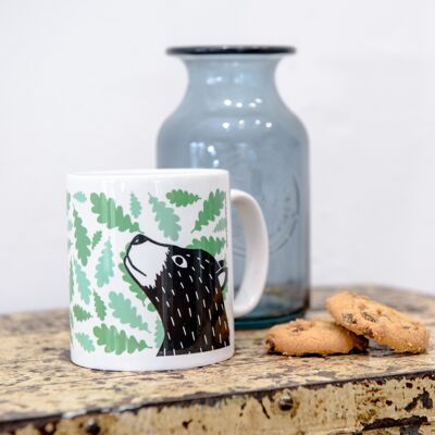 Tazza in ceramica con stampa Windy Days Bear